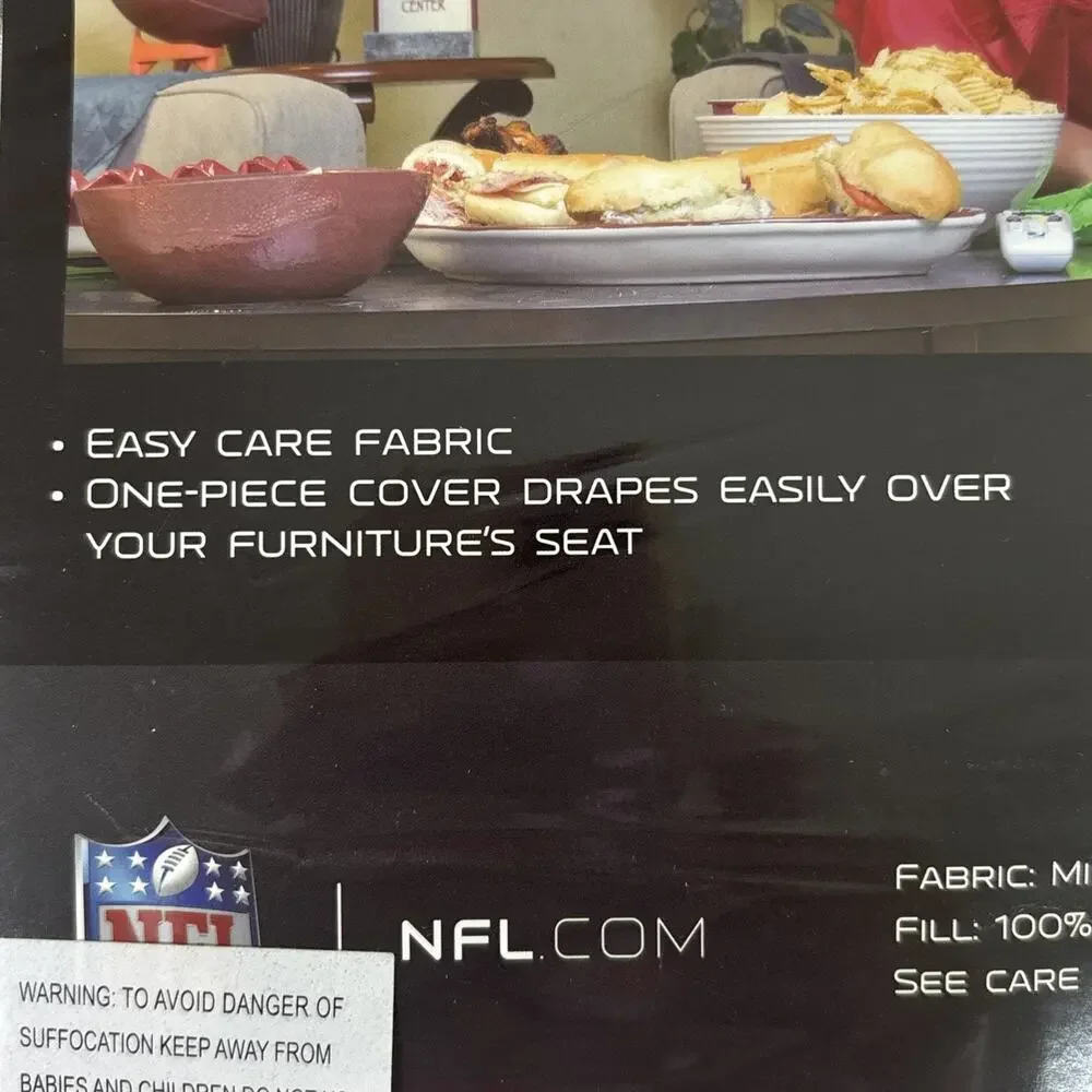 New England Patriots Recliner Reversible Furniture Protector Cover 65